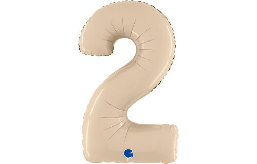 Cijfer Satin Cream 2 - 26 inch - Grabo