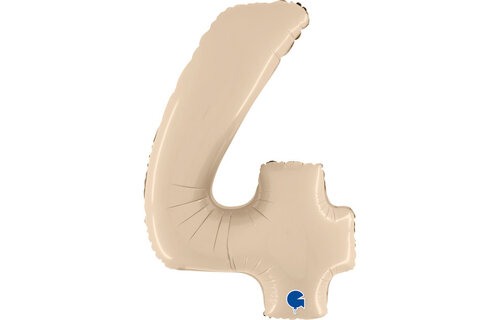 Cijfer Satin Cream 4 - 26 inch - Grabo