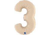 Cijfer Satin Cream 3 - 26 inch - Grabo
