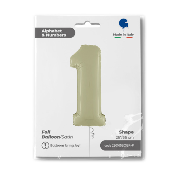 Cijfer Satin Olive Green 1 - 26 inch - Grabo