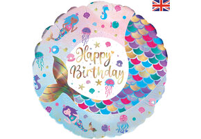 Birthday Shimmering Mermaid - 18 inch - Oaktree