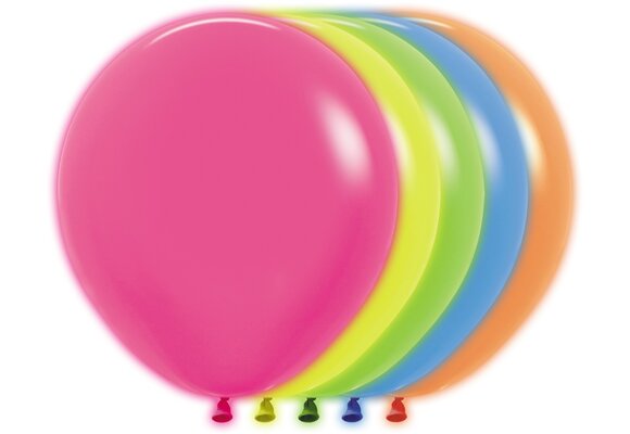 Sempertex 18 inch  - Neon Assortment 200 - 25 Stuks