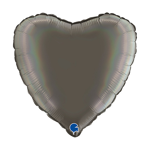 Heart - Platinum Grey - 18 inch - Grabo