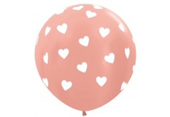 SALE > R36 - Classic Hearts - Rose Gold 568 - 1 Stuk