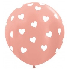 SALE > Sempertex 36 inch  - Classic Hearts - Rose Gold 568 - 1 Stuk