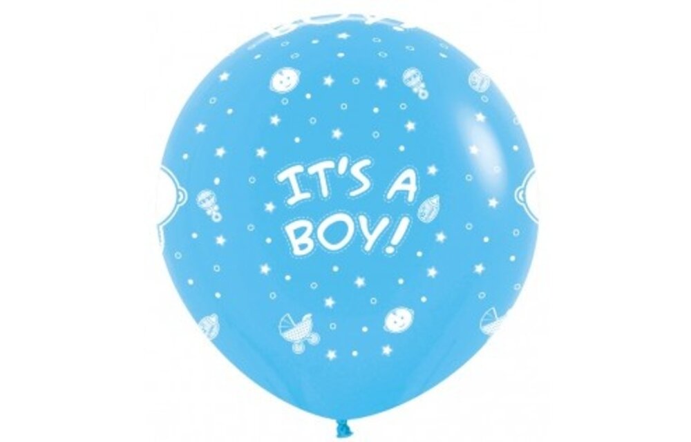Sempertex 36 inch - It's A Boy - Fashion Blue 040 - 2 stuks