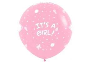 Sempertex 36 inch  - It's A Girl - Pink 009 - 1 ct
