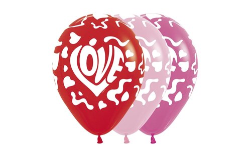 Sempertex 12 inch  - Love - Assortment - 25 pieces