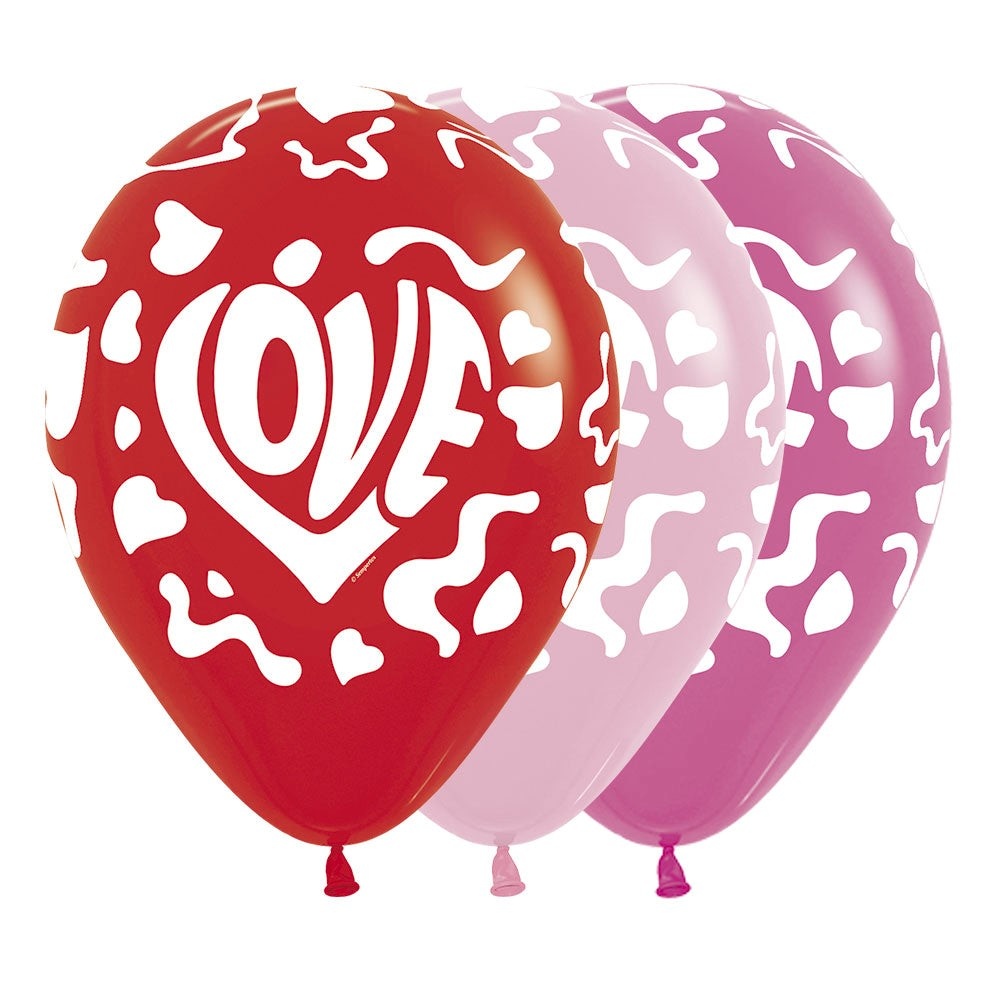 Sempertex 12 inch  - Love - Assortment - 25 pieces