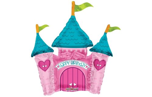 14"/35cm - Princess Castle - zelfsluitend incl.stick