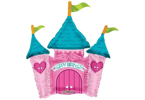 14"/35cm - Princess Castle - zelfsluitend incl.stick