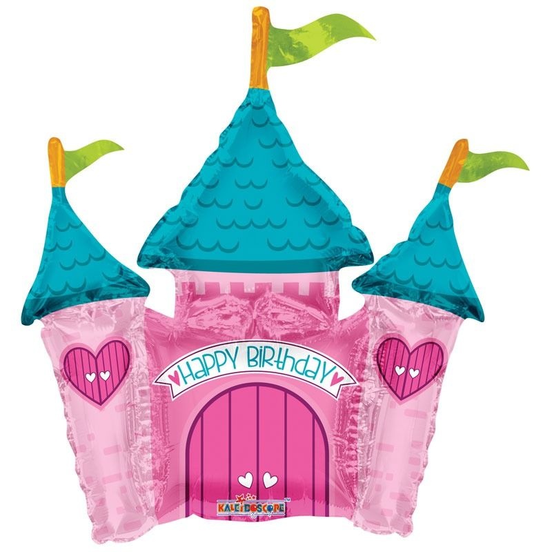 14"/35cm - Princess Castle - zelfsluitend incl.stick