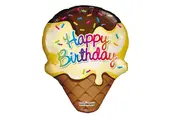 14"/35cm - Ice Cream Cone - zelfsluitend incl.stick