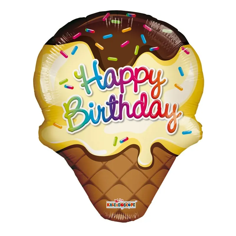 14"/35cm - Ice Cream Cone - with valve incl.stick