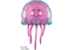 Jellyfish Smile - 31 x 55 inch