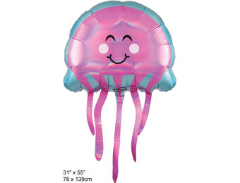 Jellyfish Smile - 31 x 55 inch