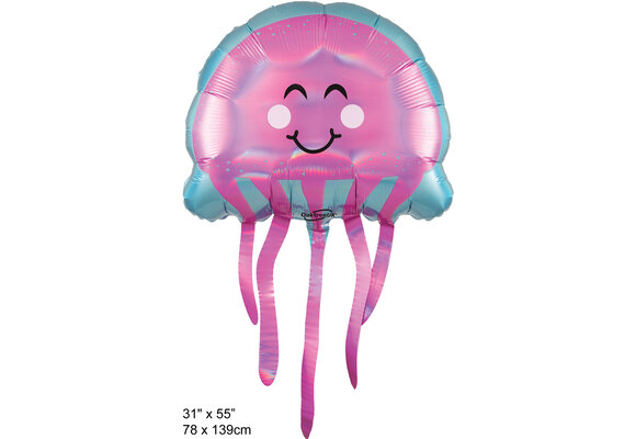 Jellyfish Smile - 31 x 55 inch
