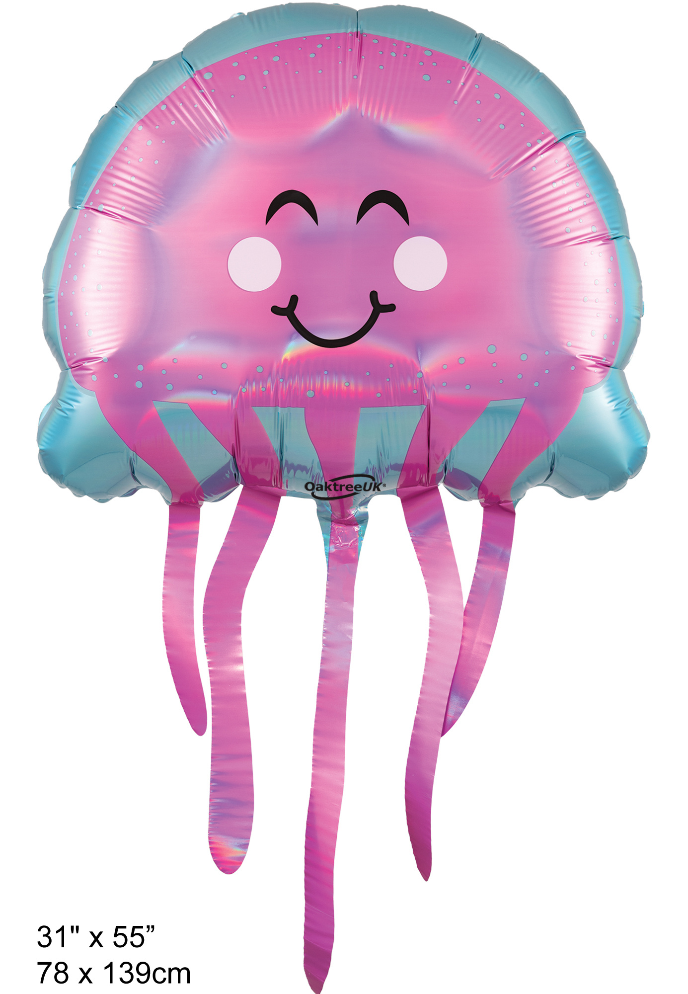 Jellyfish Smile - 31 x 55 inch