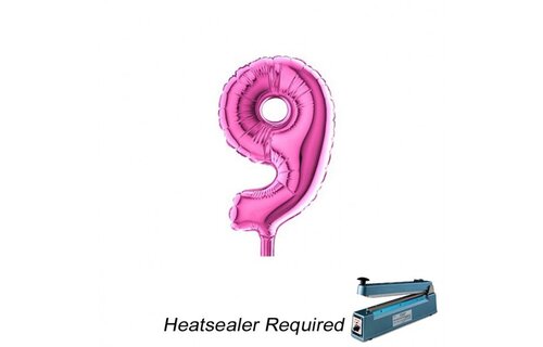 Cijfer MICRO Fuchsia 7" - 9 - 3 stuks