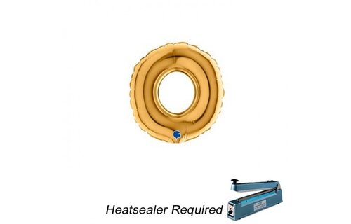 Cijfer 0 - Gold - 7 inch - 10 stuks