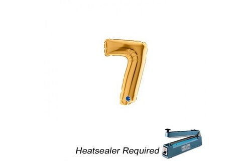 Cijfer 7 - Gold - 7 inch - 10 ct