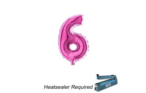 Cijfer MICRO Fuchsia 7" - 6 - 6 qty