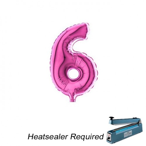 Cijfer MICRO Fuchsia 7" - 6 - 6 qty