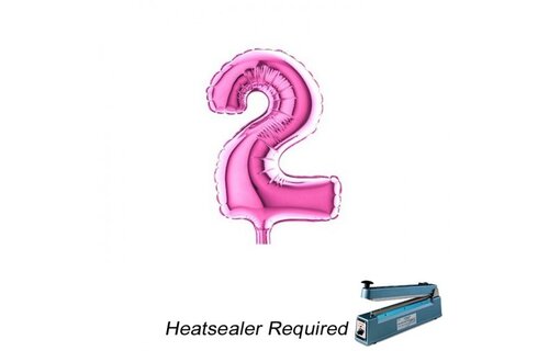 SALE > Cijfer MICRO Fuchsia 7" - 2 - 1 stuks