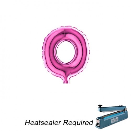 Cijfer Micro Fuchsia -  0 - 7" - 5 qty