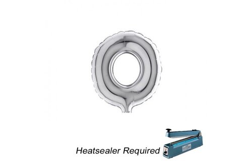 Cijfer 0 - Silver - 7 inch - 10 ct