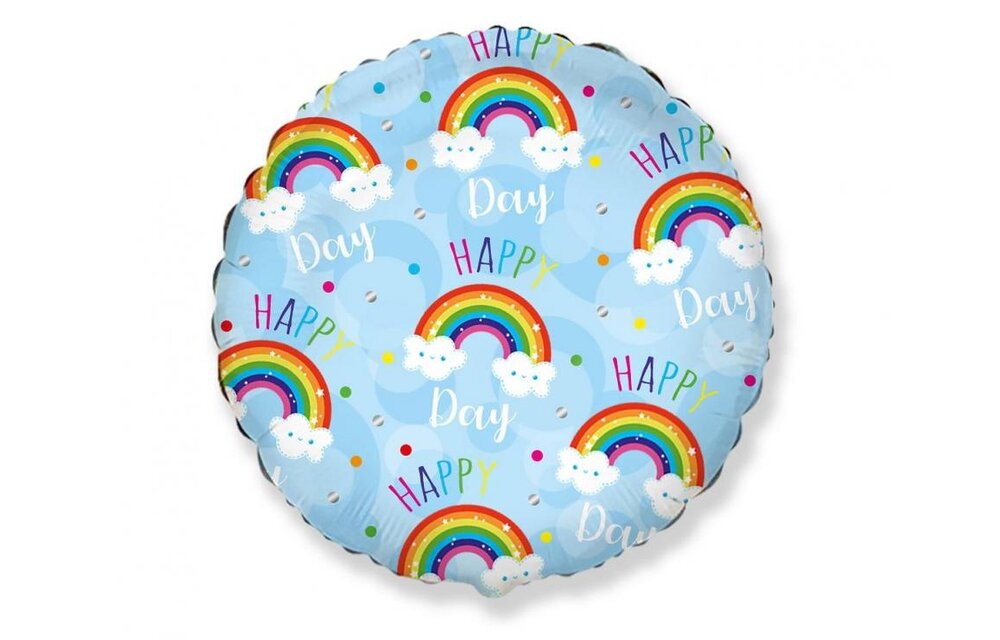 Happy Day - Rainbow Blue - 18 inch - Flexmetal
