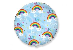 Happy Day - Rainbow Blue - 18 inch - Flexmetal