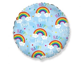 Happy Day - Rainbow Blue - 18 inch - Flex - 2 stuks