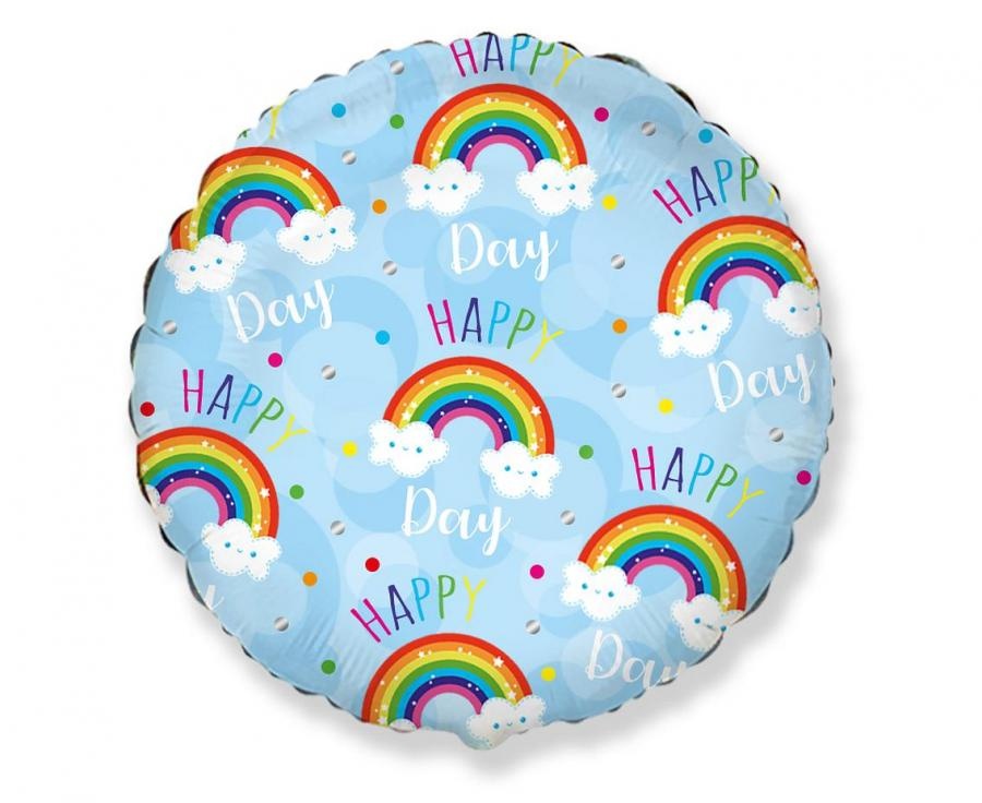 Happy Day - Rainbow Blue - 18 inch - Flex - 2 stuks