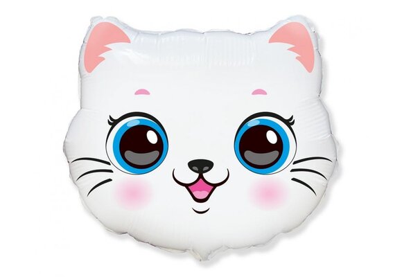 MICRO - White Cat Head - Flex - 14 inch