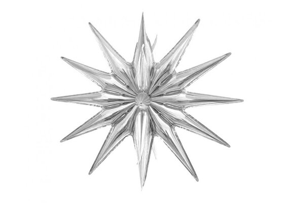 Magic Star - 3D Silver - 50 x 46 cm