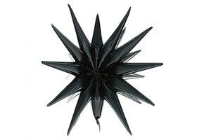 Magic Star - 3D Black - 50 x 46 cm