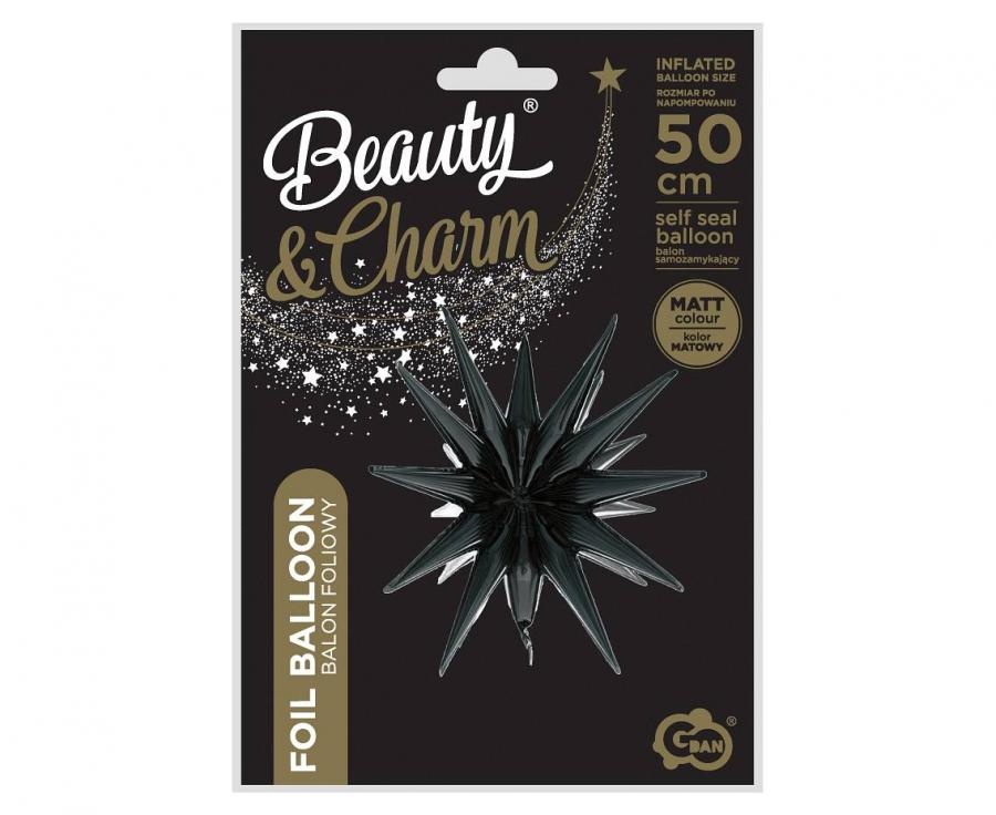 Magic Star - 3D Black - 50 x 46 cm