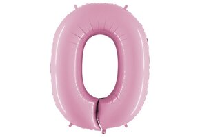 Cijfer Pastel Pink 0 - 26 inch - Grabo