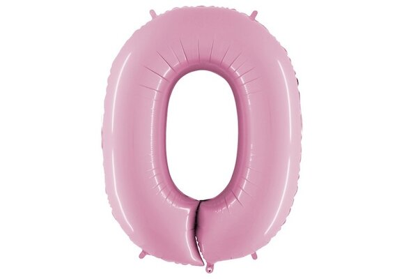 Cijfer Pastel Pink 0 - 26 inch - Grabo