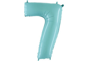 Cijfer Pastel Blue 7- 26 inch - Grabo