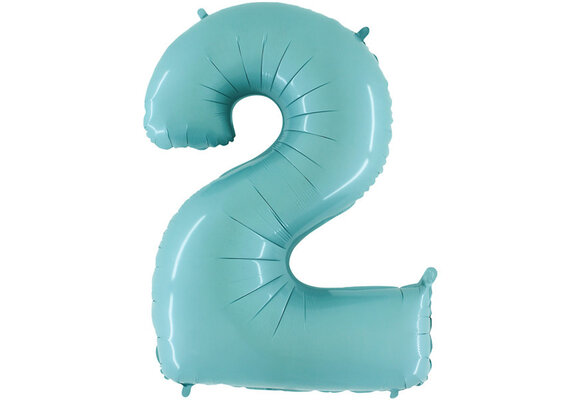 Cijfer Pastel Blue 2 - 26 inch - Grabo