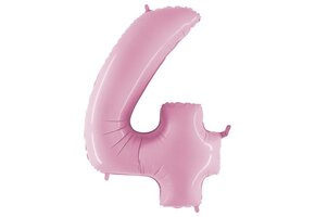 Cijfer Pink 4 - 26 inch - Grabo