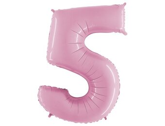Cijfer Pink 5 - 26 inch - Grabo