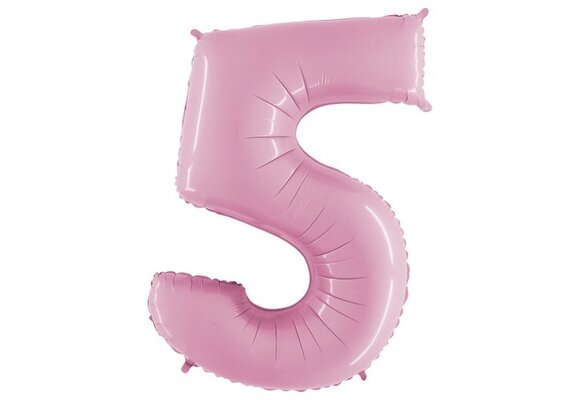 Cijfer Pink 5 - 26 inch - Grabo