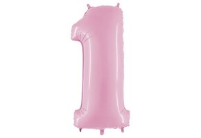 Cijfer Pink 1 - 26 inch - Grabo