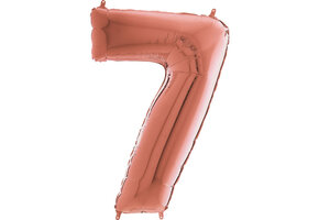 Cijfer Rose Gold 7 - 26 inch - Grabo