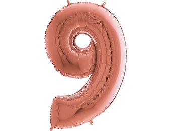 Cijfer Rose Gold 9 - 26 inch - Grabo