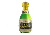 Champagne Bottle Celebrate - Green - 31 x 73cm