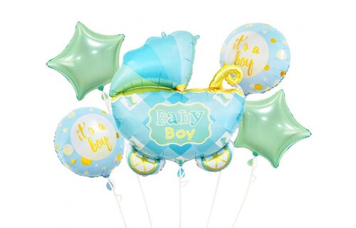 Baby Boy Stroller - SET of 5 pieces